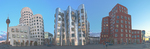 HDR Panorama der Gehry Bauten in Düsseldorf